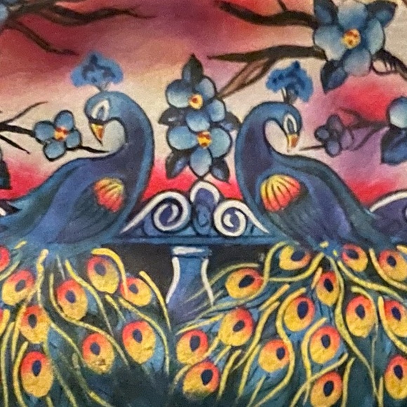 ARTISTIC EXPRESSIONS BY SHARIF 3 zipper wristlet. - Picture 5 of 9